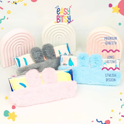 Easy Bitsy Pencil Case Tempat Pensil Rabbit - Snow Tidak ada merek