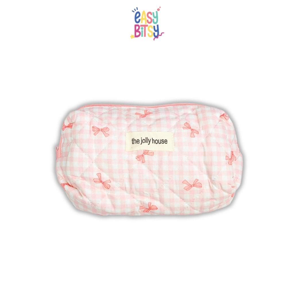 Easy Bitsy Pouch Besar Kecil Pillow Tempat Make up Skincare Perlengkapan Tulis - Grace Tidak ada merek