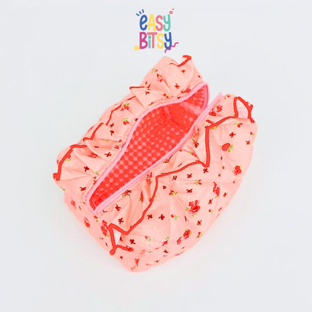 Easy Bitsy Pouch Korea Tempat Make Up Lucu - Cheerful Tidak ada merek
