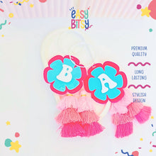 Easy Bitsy Keychain Aksesoris gantungan Alphabet Akrilik Rumbai Tidak ada merek