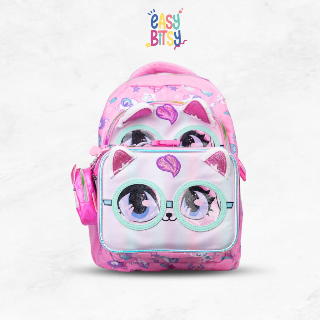 Easy Bitsy One Set Tas Sekolah Lunch Bag Dompet Mini Tidak ada merek