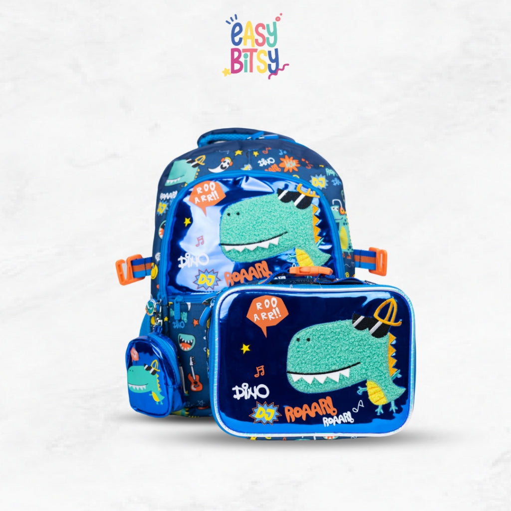 Easy Bitsy One Set Tas Sekolah Lunch Bag Dompet Mini Tidak ada merek