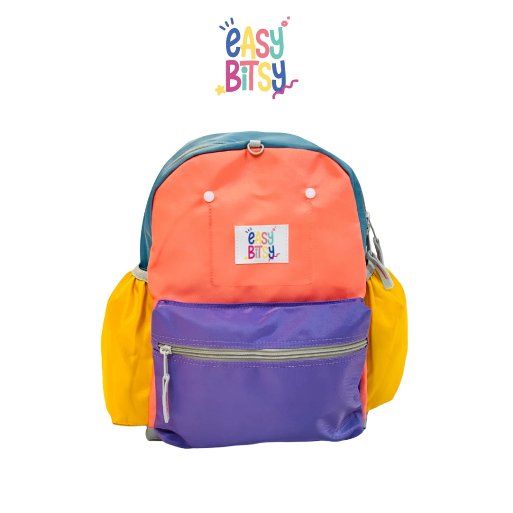 Easybitsy Tas Ransel Backpack Sekolah Flintstone Sedang Anak Laki-Laki Perempuan TK SD - Colorful Tidak ada merek