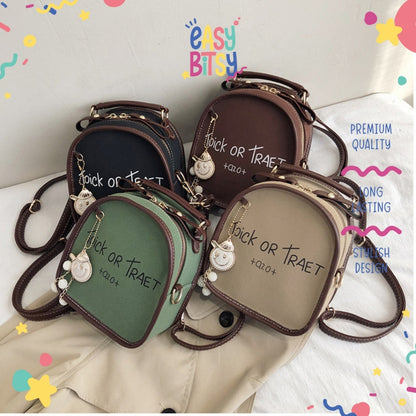 EasyBitsy Tas Ransel Korea Remaja Toick Or Traet Tidak ada merek