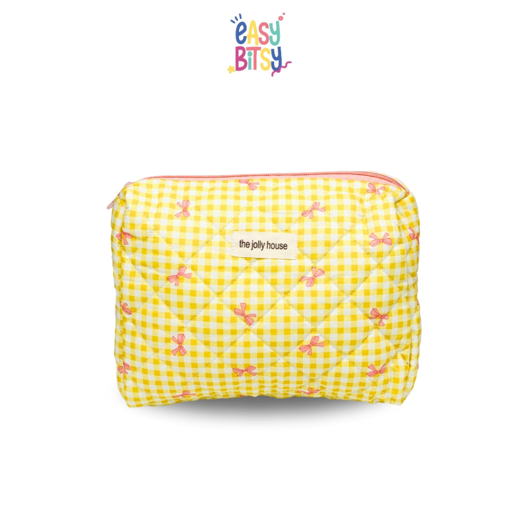 Easy Bitsy Pouch Besar Kecil Pillow Tempat Make up Skincare Perlengkapan Tulis - Grace Tidak ada merek