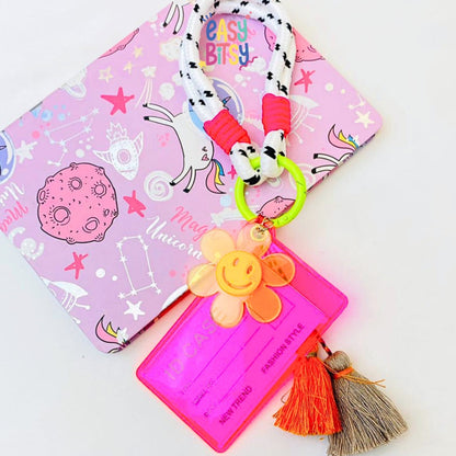 Easy Bitsy Keychain Lanyard Korea Name Tag ID - Louis Card Bag Tidak ada merek
