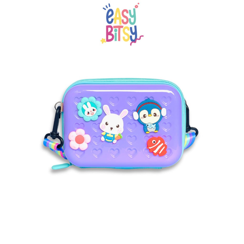 Easybitsy Tas Selempang Sling Bag Anak Perempuan TK-SD Jib Bitz – Koper Mini Tidak ada merek