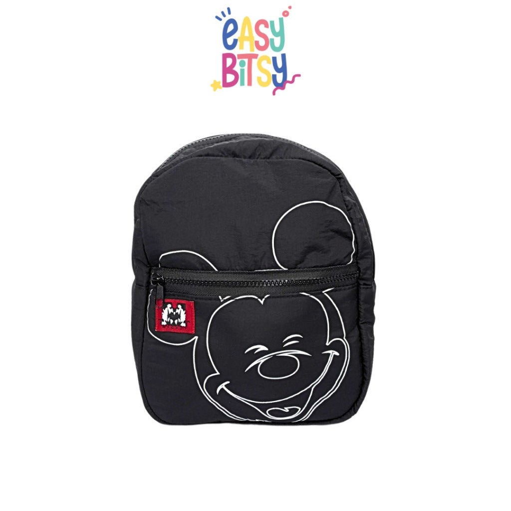 Easybitsy Tas Ransel Mini Backpack Botol Minum Mickey Mouse x Black Edition Tidak ada merek