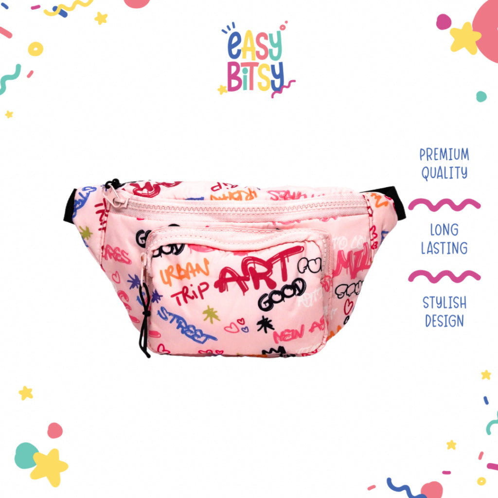 Easybitsy Tas Pinggang Waistbag Perempuan PAUD-TK Premium Mickey Mouse - ZR Tidak ada merek