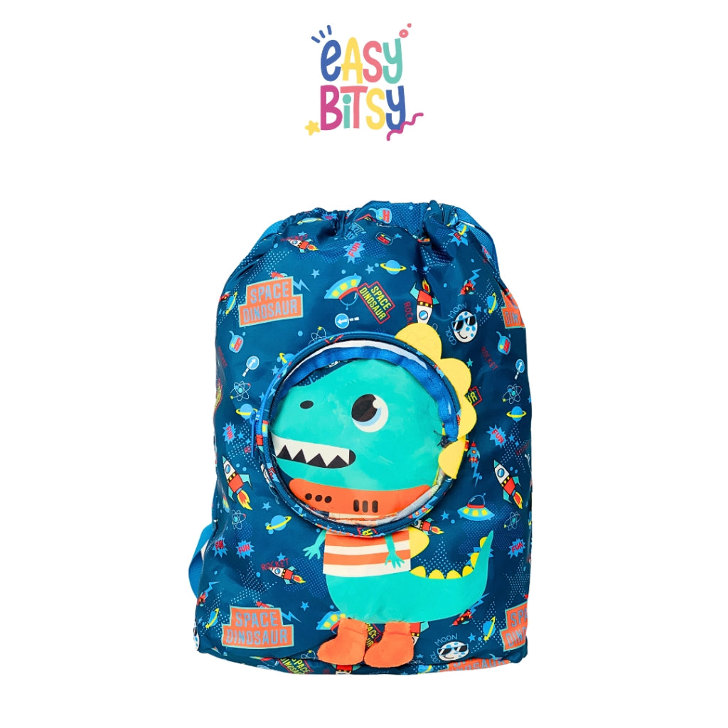 Easybitsy Tas Ransel Serut Renang TK-Remaja Anak Laki-Laki Perempuan Shark, Dino, Mermaid, Unicorn - Tilly Tidak ada merek