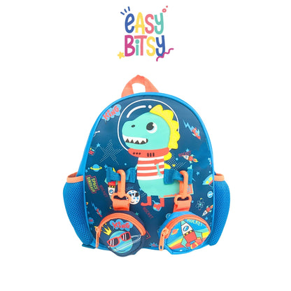 Easybitsy Tas Ransel Backpack Sekolah Anak Laki-Laki PAUD-TK Shark, Soccer, Dino - Ariel Tidak ada merek