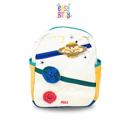 Easy Bitsy Tas Ransel Backpack Perempuan Laki-Laki PAUD-TK Premium Planet - ZR Tidak ada merek