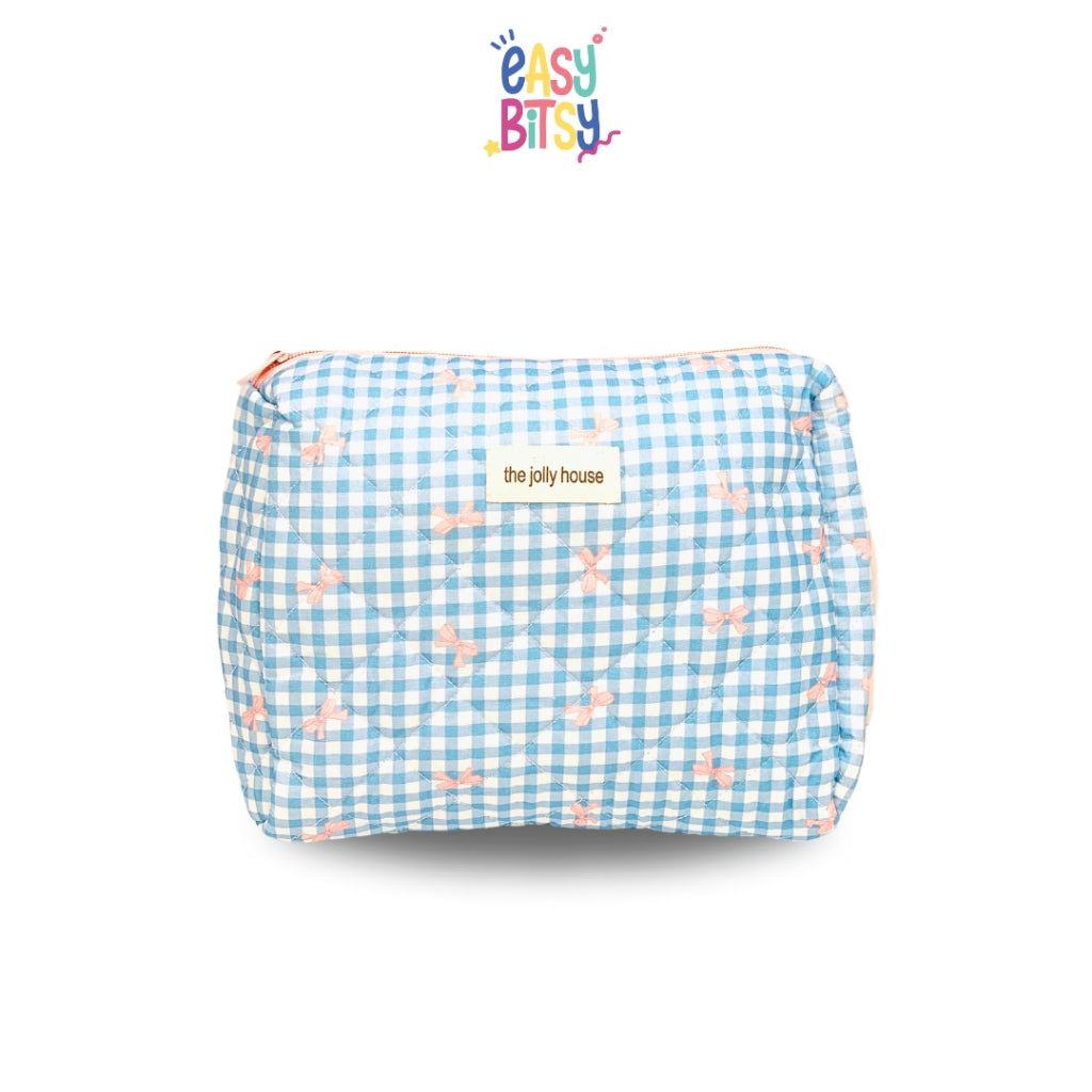 Easy Bitsy Pouch Besar Kecil Pillow Tempat Make up Skincare Perlengkapan Tulis - Grace Tidak ada merek