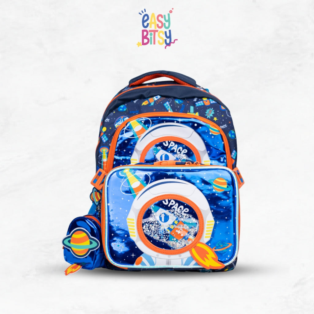 Easy Bitsy One Set Tas Sekolah Lunch Bag Dompet Mini Tidak ada merek