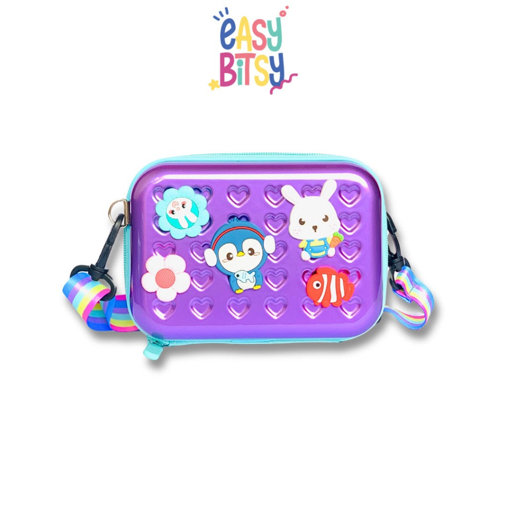Easybitsy Tas Selempang Sling Bag Anak Perempuan TK-SD Jib Bitz – Koper Mini Tidak ada merek