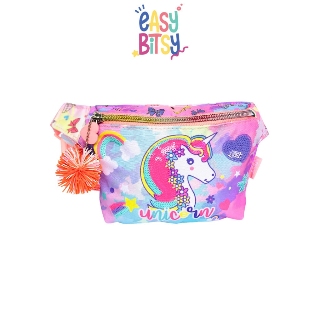 Easybitsy Tas Pinggang Waist Bag Anak Laki-Laki Perempuan TK-SD Soccer, Shark, Unicorn, Mermaid - Dusty Tidak ada merek
