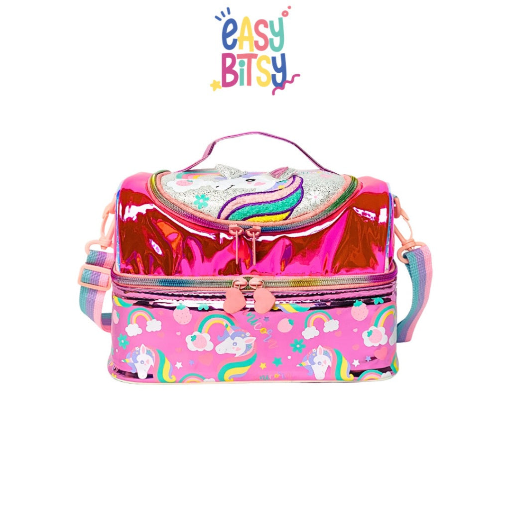 Easybitsy Tas Bekal Lunch Bag Box Tempat Makan Anak Perempuan TK - SD Mermaid, Unicorn - Petter Tidak ada merek