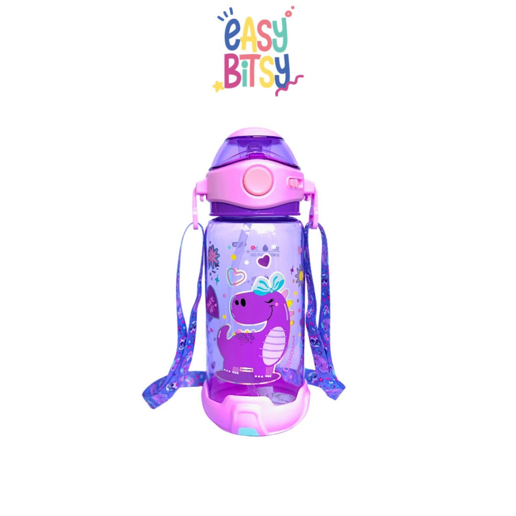 Easybitsy Botol Minum Water Bottle 650ML Anak Laki-Laki PAUD-SD Astronot, Dino, Monster, Shark, Soccer - Bunny