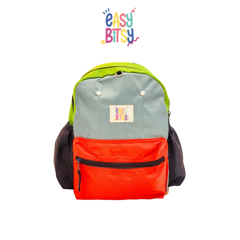 Easybitsy Tas Ransel Backpack Sekolah Flintstone Sedang Anak Laki-Laki Perempuan TK SD - Colorful Tidak ada merek