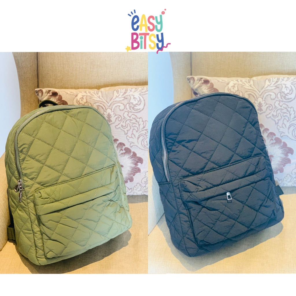 Easy  Bitsy Tas Ransel  Korea Polos All Age Perempuan ´- Queen Tidak ada merek