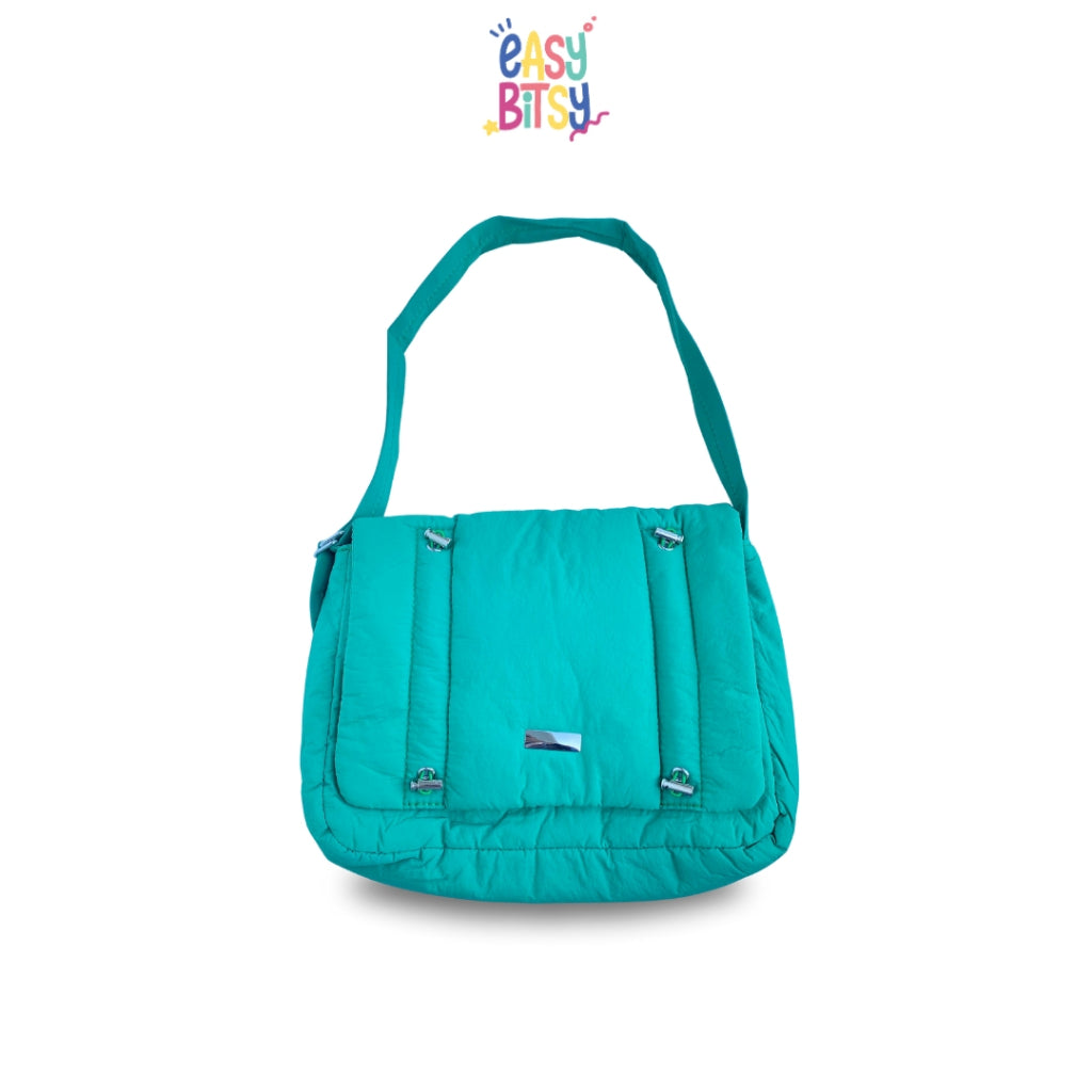 Easy Bitsy Tas Selempang Tote Bag Korea Dewasa Puffy Polos -  Jasmine Tidak ada merek