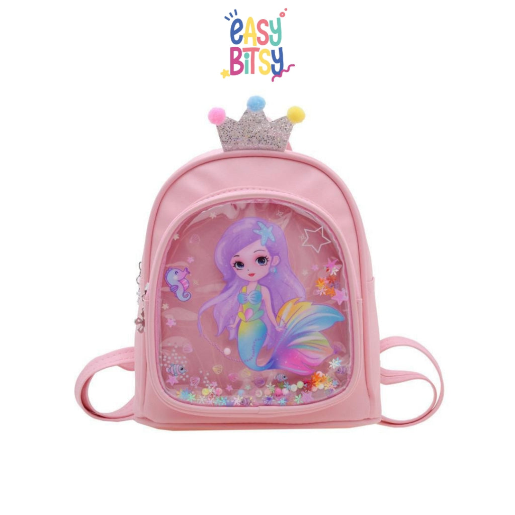 Easy Bitsy Tas Ransel Anak TK PAUD Unicorn Mermaid - Lady Queen Tidak ada merek