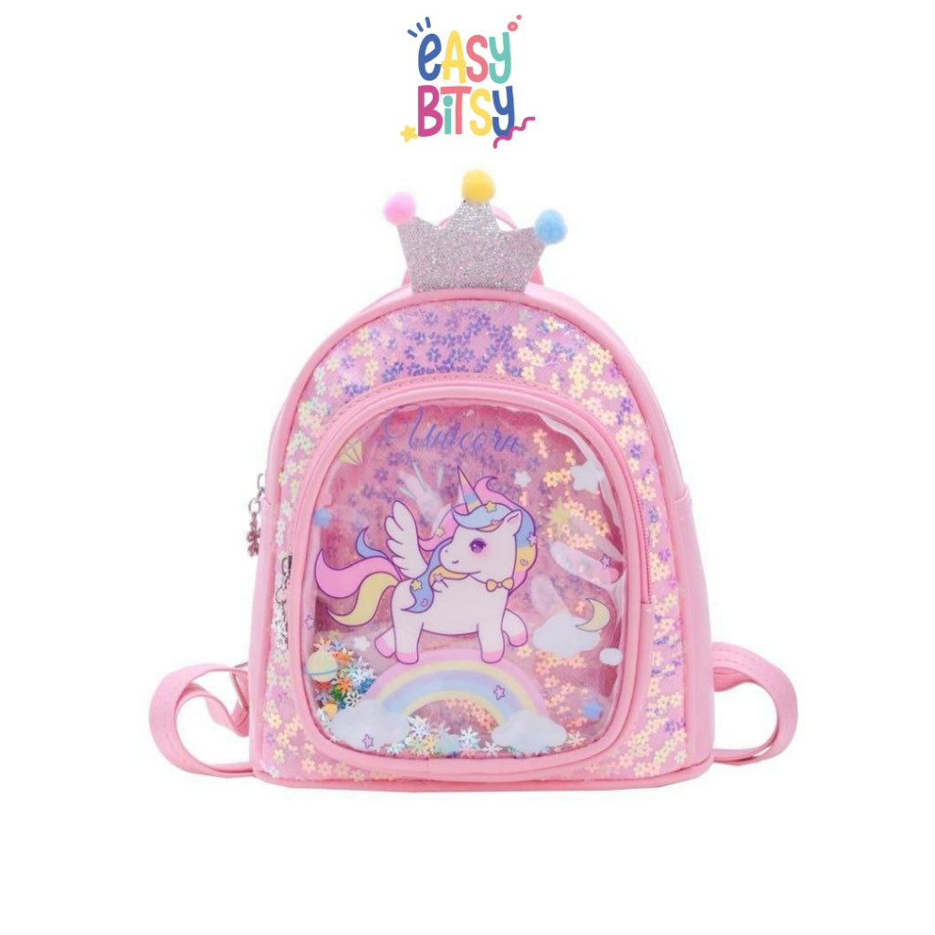 Easy Bitsy Tas Ransel Anak TK PAUD Unicorn Mermaid - Lady Queen Tidak ada merek
