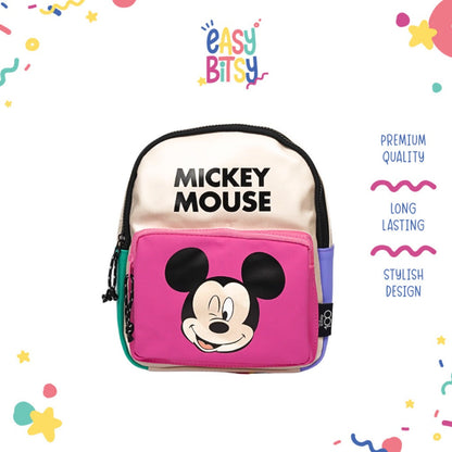 Easybitsy Tas Ransel Backpack Perempuan PAUD-TK Premium Mickey Mouse Kombinasi Warna - ZR Tidak ada merek