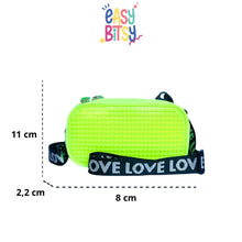 Easybitsy Tas Selempang Sling Bag Anak Perempuan Laki-Laki TK-SMP Pixel Bits – Lego Tidak ada merek