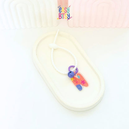 Easy Bitsy Keychain Gantungan Alphabet Akrilik Tidak ada merek