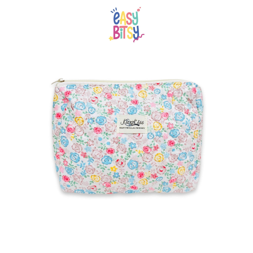 Easy Bitsy Pouch Korea Tempat kosmetik Make up Perlatan tulis - Fairytopia Tidak ada merek