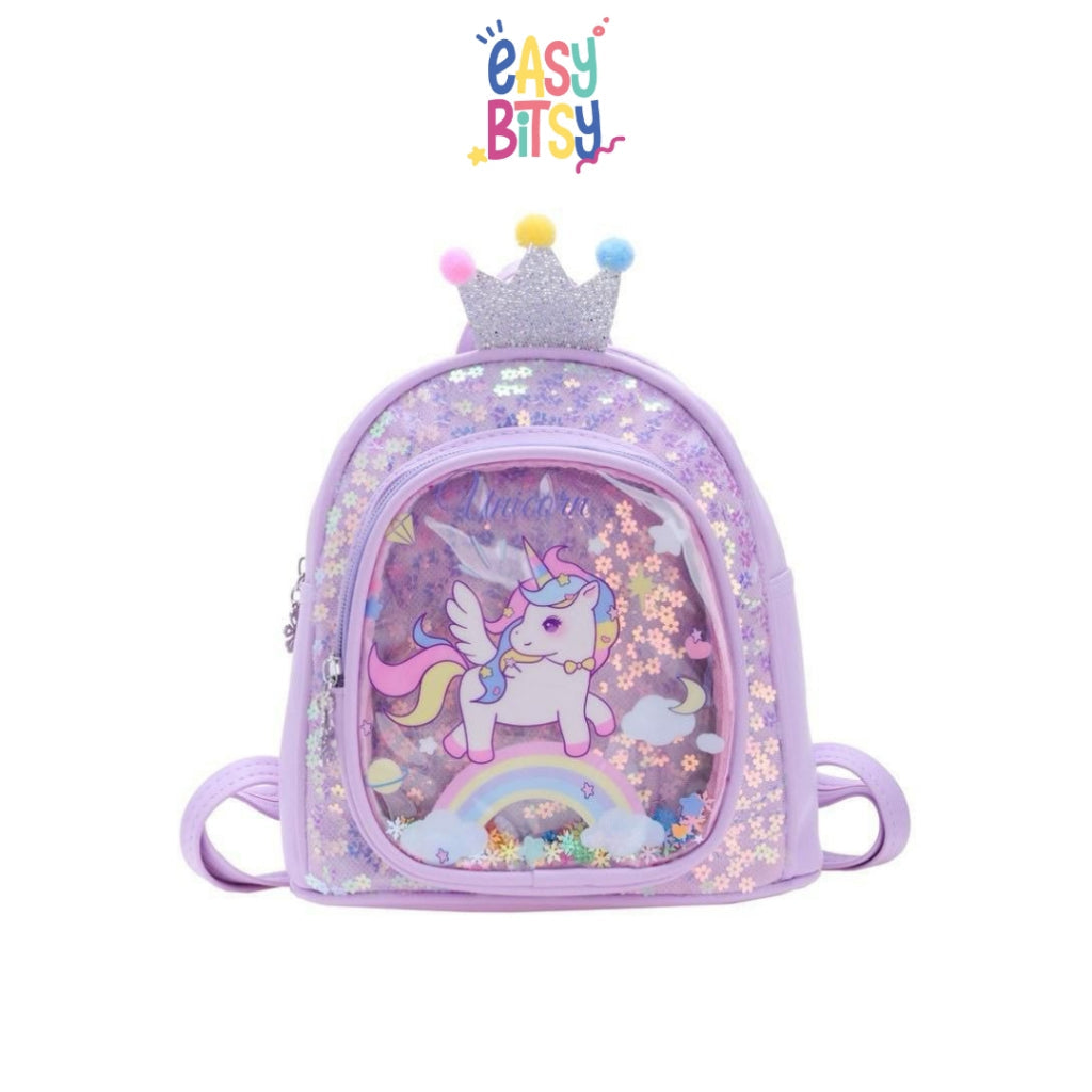 Easy Bitsy Tas Ransel Anak TK PAUD Unicorn Mermaid - Lady Queen Tidak ada merek