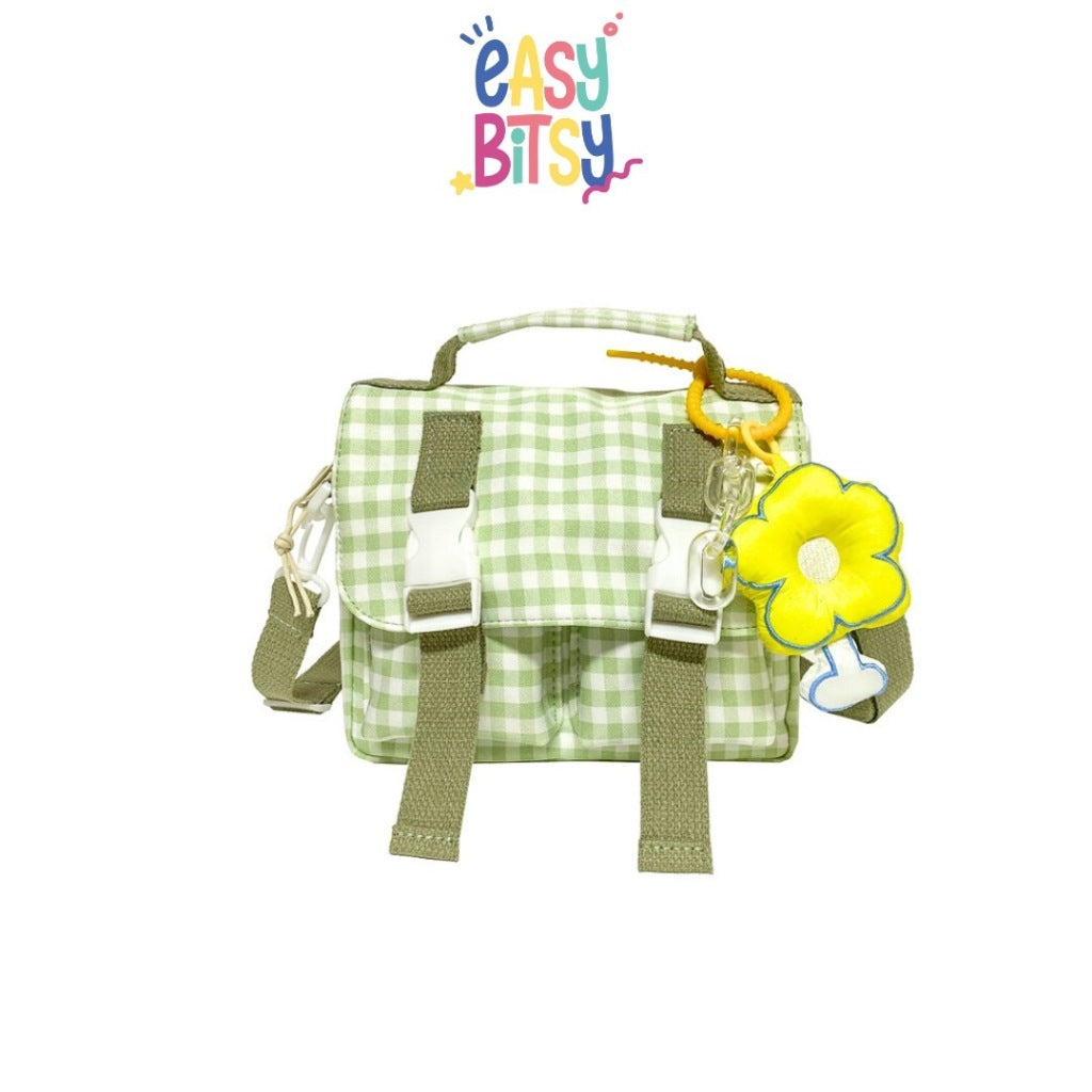 Easybitsy Tas Slingbag Korea Perempuan All Ages Premium - Fabric (TANPA AKSESORIS GANTUNGAN) Tidak ada merek