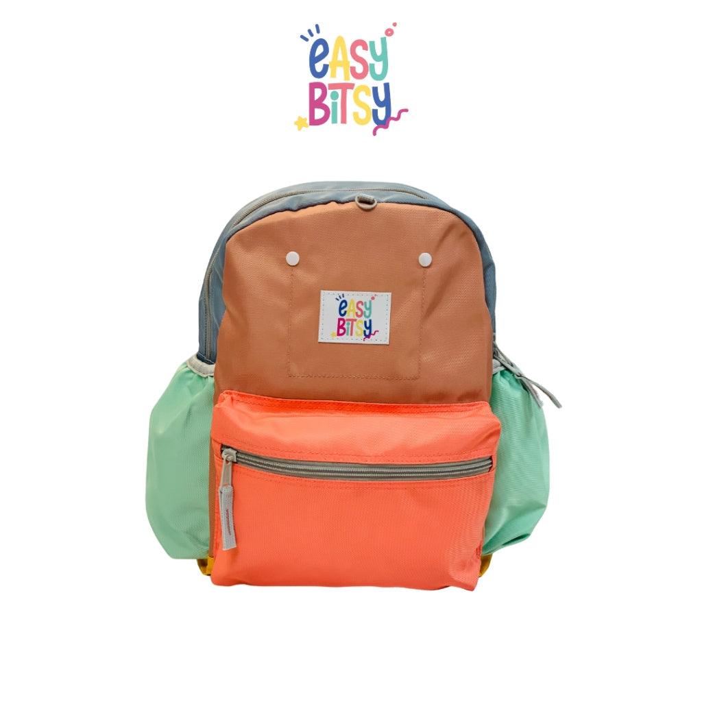 Easybitsy Tas Ransel Backpack Sekolah Flintstone Sedang Anak Laki-Laki Perempuan TK SD - Colorful Tidak ada merek
