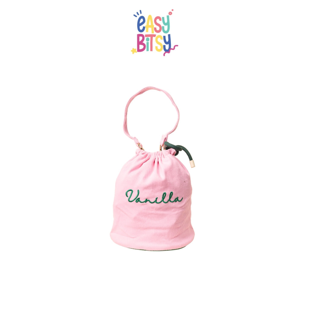 Easy Bitsy Tas Tenteng Vanila Pink Hijau Putih ( Tanpa Gantungan ) Tidak ada merek