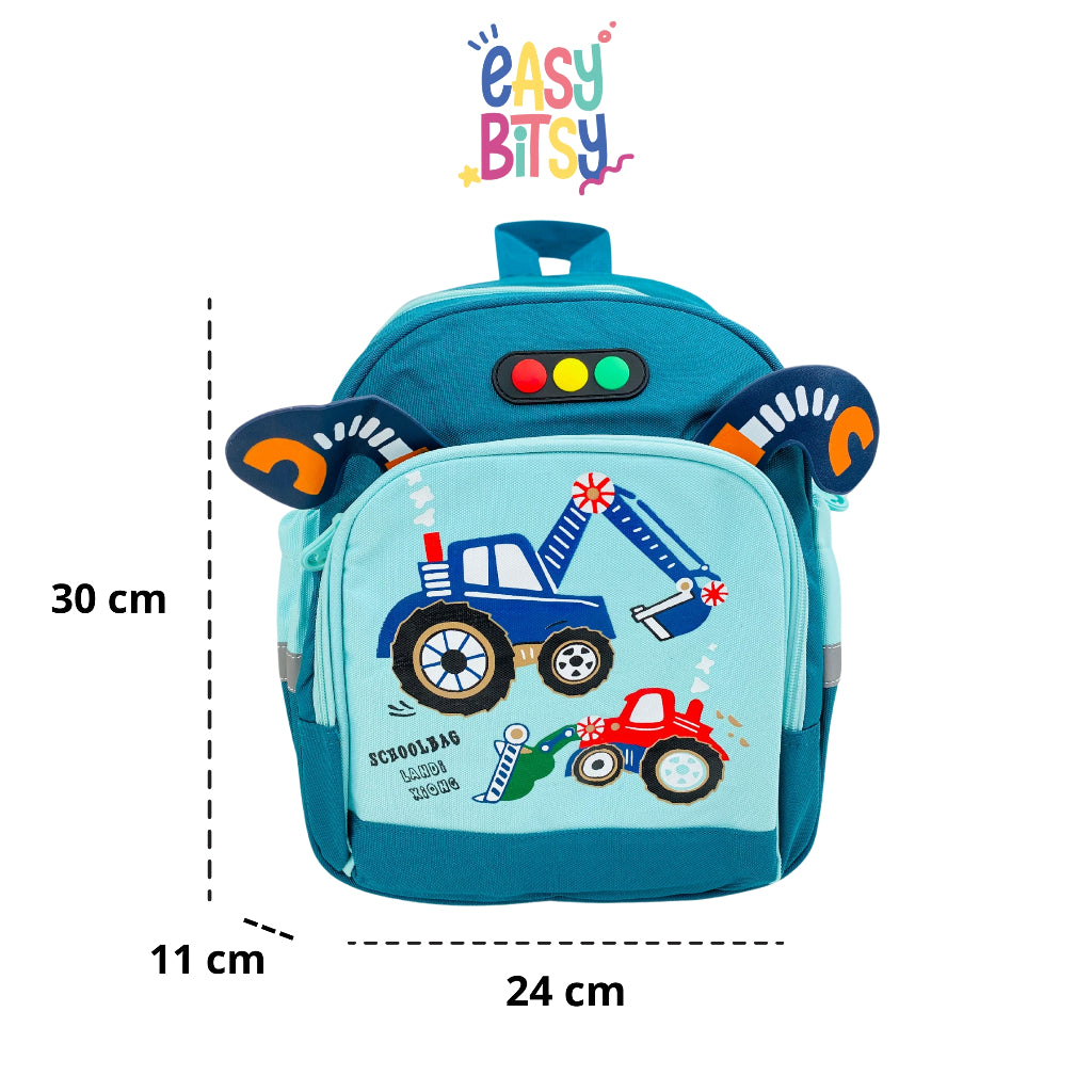 Easy Bitsy - Tas Ransel Anak Laki-laki PAUD TK - Truck Tidak ada merek