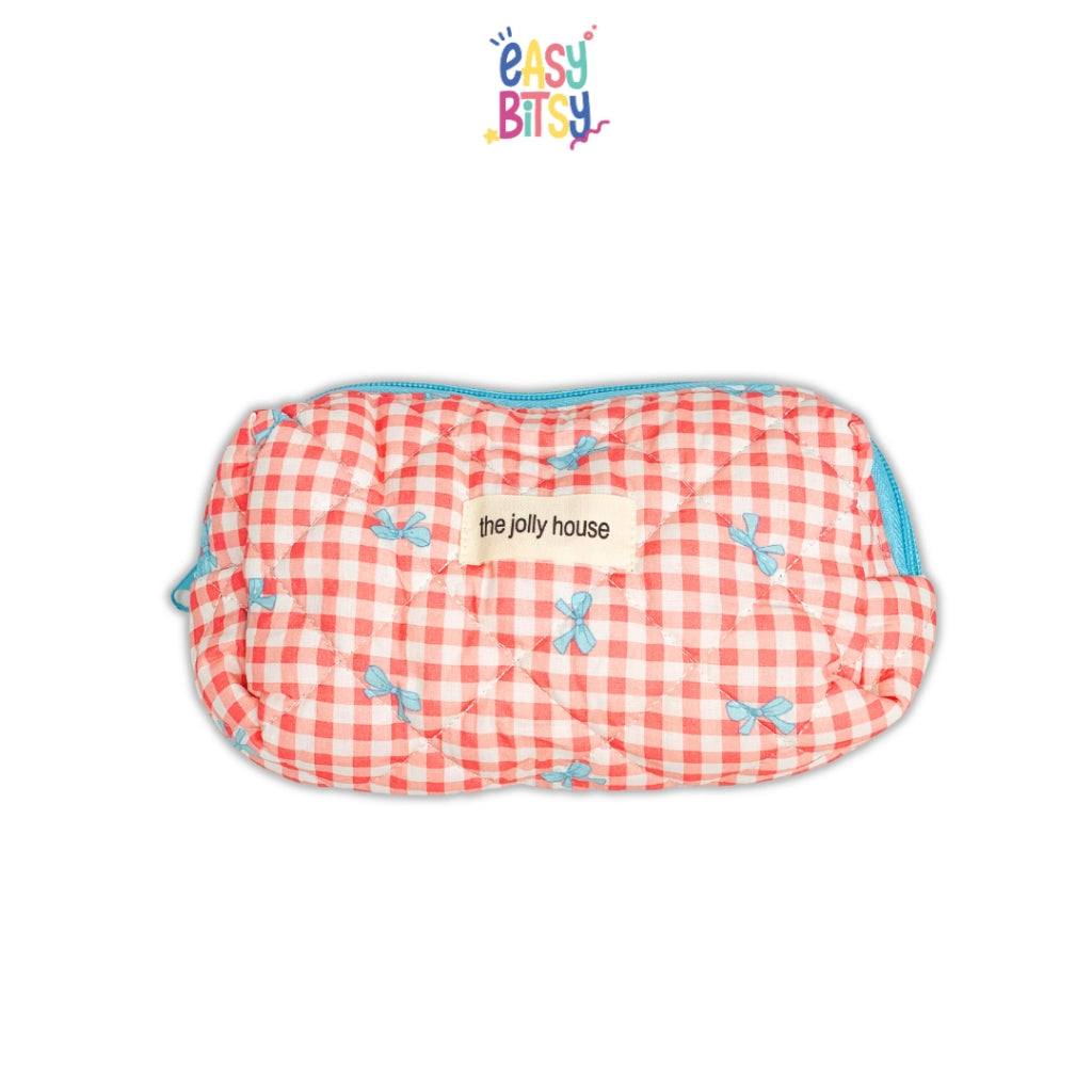 Easy Bitsy Pouch Besar Kecil Pillow Tempat Make up Skincare Perlengkapan Tulis - Grace Tidak ada merek