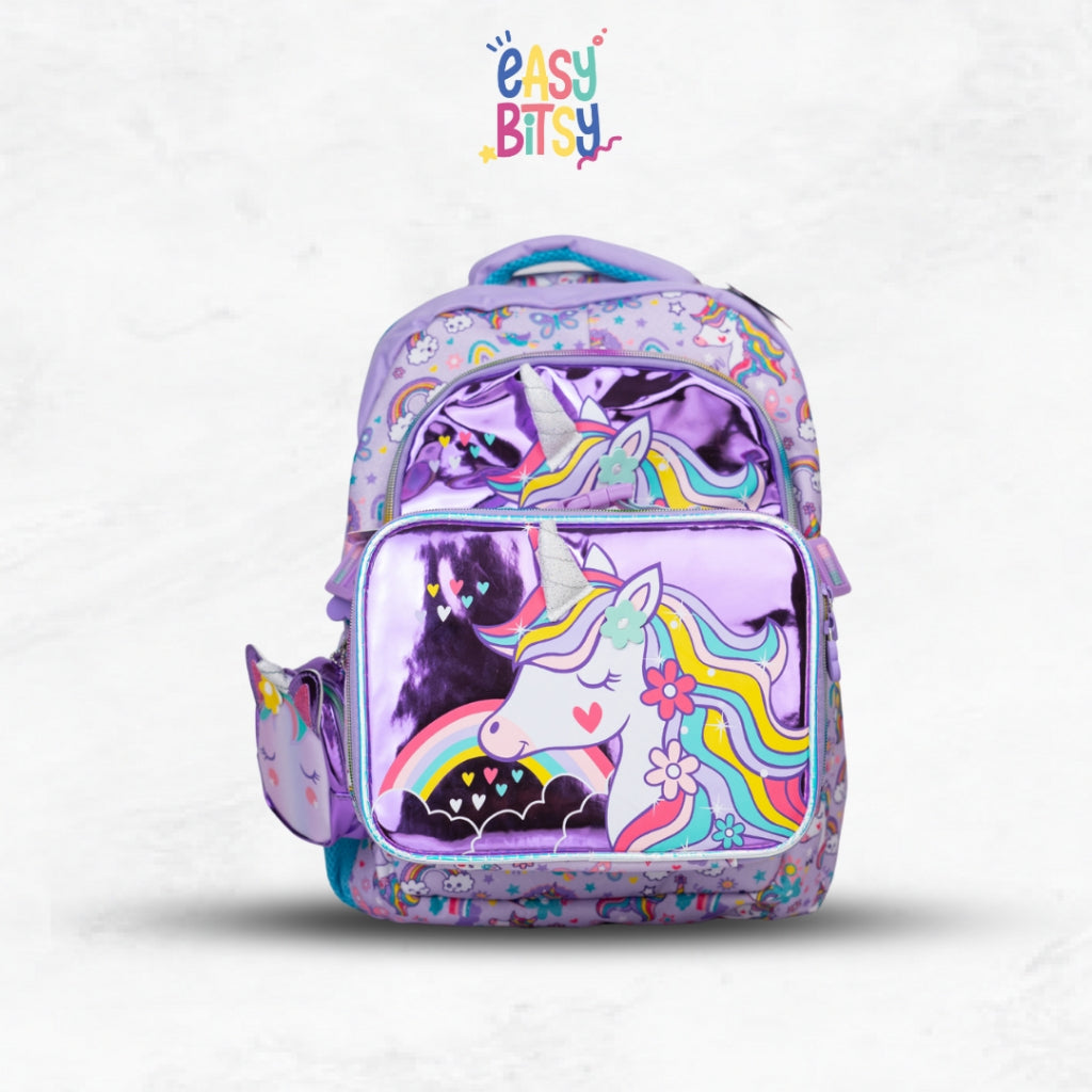 Easy Bitsy One Set Tas Sekolah Lunch Bag Dompet Mini Tidak ada merek