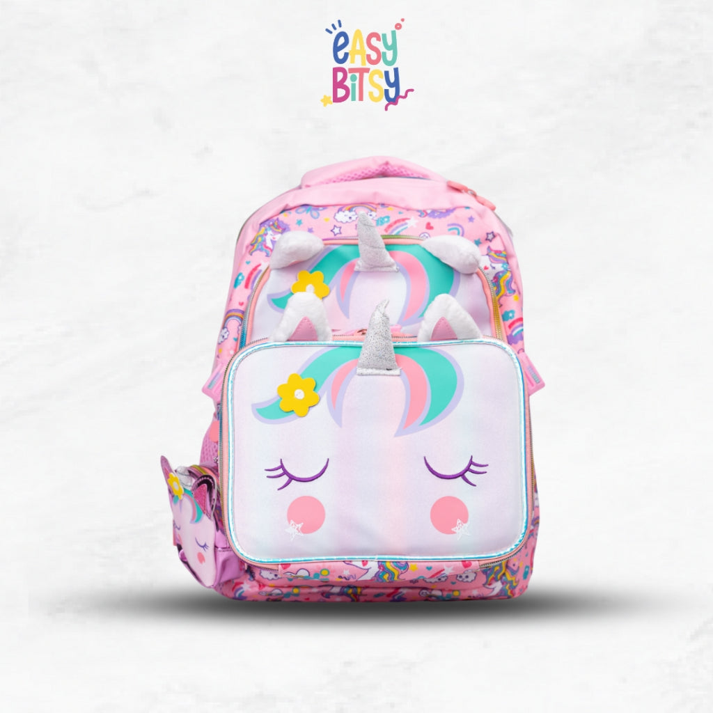 Easy Bitsy One Set Tas Sekolah Lunch Bag Dompet Mini Tidak ada merek
