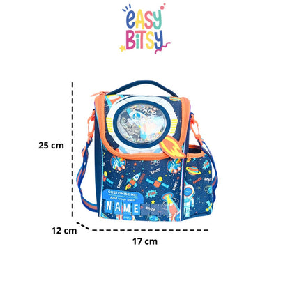 Easybitsy Tas Bekal Lunch Bag Box Tempat Makan Anak Laki-Laki TK - SD Astronot, Dino - Shifu Tidak ada merek
