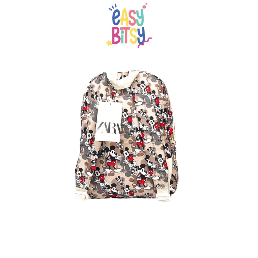 Easybitsy Tas Ransel Backpack Perempuan PAUD-TK Premium Mickey Mouse Army - ZR Tidak ada merek