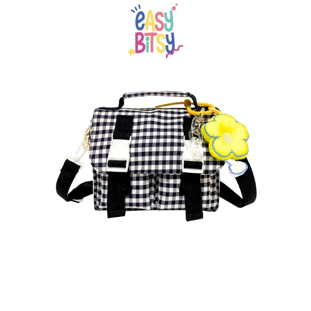 Easybitsy Tas Slingbag Korea Perempuan All Ages Premium - Fabric (TANPA AKSESORIS GANTUNGAN) Tidak ada merek