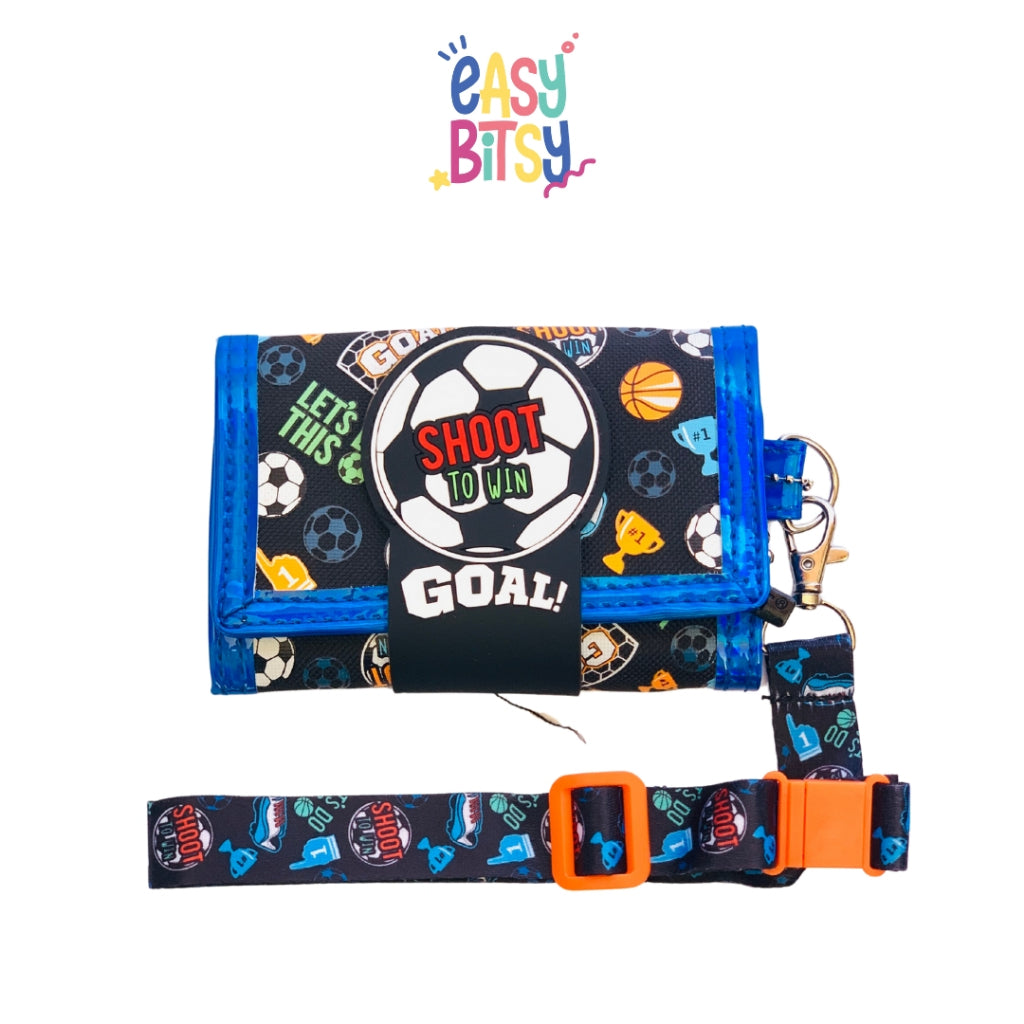 Easybitsy Dompet Mini Strap Wallet 3 Lipat Anak Laki-Laki Perempuan  PAUD-SD  - Raya Tidak ada merek