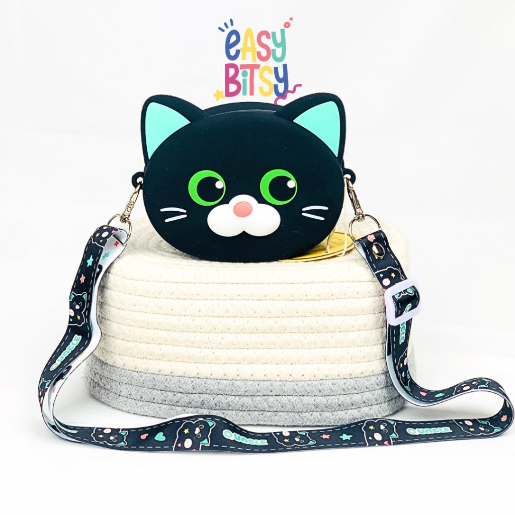 Easy Bitsy Keychain Gantungan Dan Tas Dompet Silikon - Cat & Vegetables Series Tidak ada merek