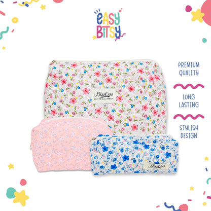Easy Bitsy Pouch Korea Tempat kosmetik Make up Perlatan tulis - Fairytopia Tidak ada merek