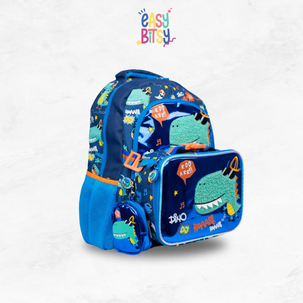 Easy Bitsy One Set Tas Sekolah Lunch Bag Dompet Mini Tidak ada merek