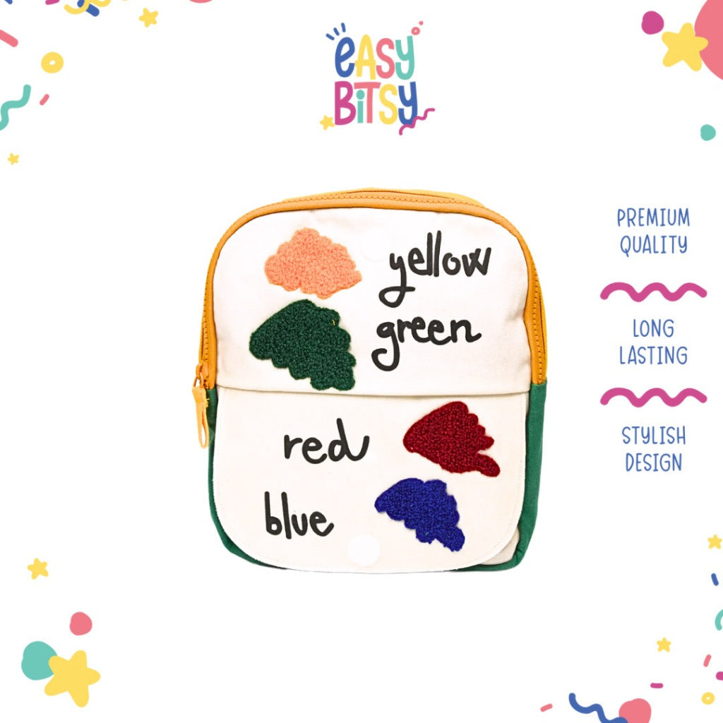 Easybitsy Tas Ransel Backpack Perempuan Laki-Laki PAUD-TK Premium Yellow Green - ZR Tidak ada merek