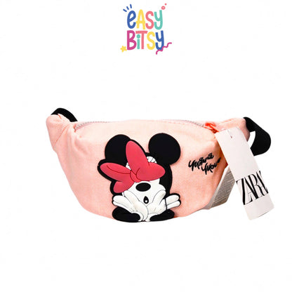 Easybitsy Tas Pinggang Waistbag Perempuan PAUD-TK Premium Mickey Mouse - ZR Tidak ada merek