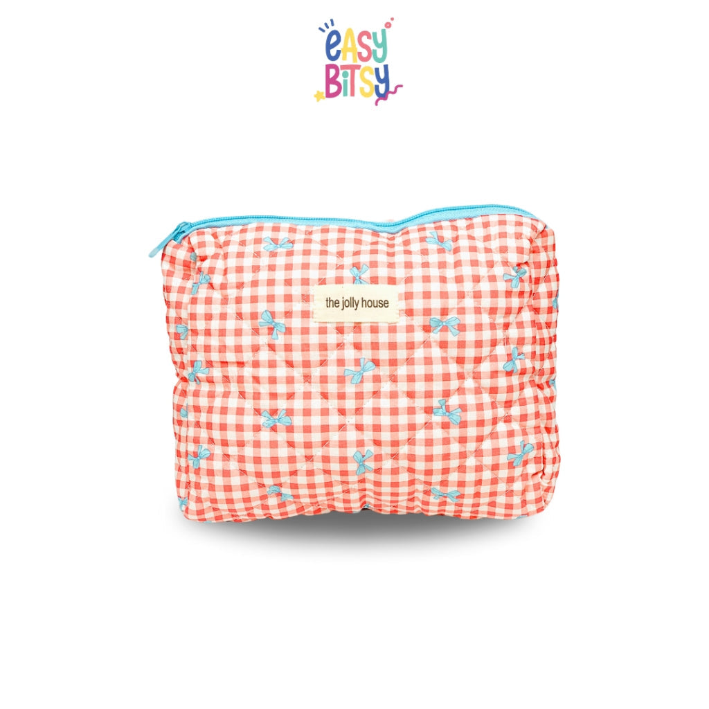 Easy Bitsy Pouch Besar Kecil Pillow Tempat Make up Skincare Perlengkapan Tulis - Grace Tidak ada merek