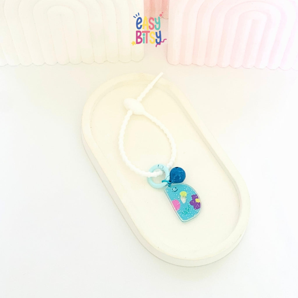 Easy Bitsy Keychain Gantungan Alphabet Akrilik Tidak ada merek